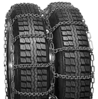 V correntes de pneu de borracha duplas da barra, correntes do cabo do pneu para pneus do caminhão